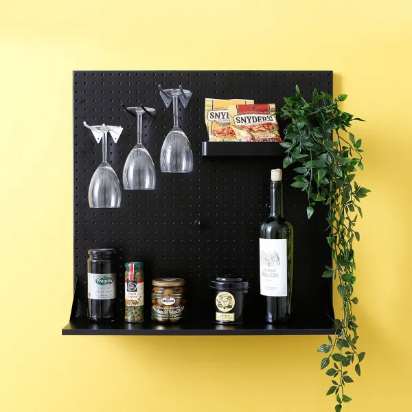 까사마루 매직 타공판 600 X 600 Mm 1개 블랙