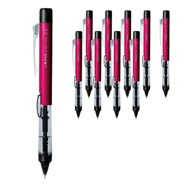 톰보우 모노그래프 원 샤프 핑크, 0.5mm, 10개입