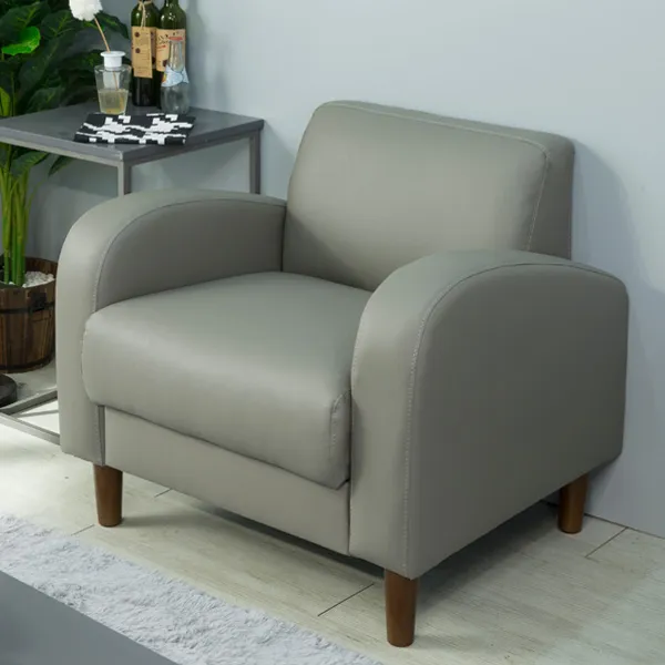 에보니아 보노 1인 소파의자 Pu인조가죽 그레이