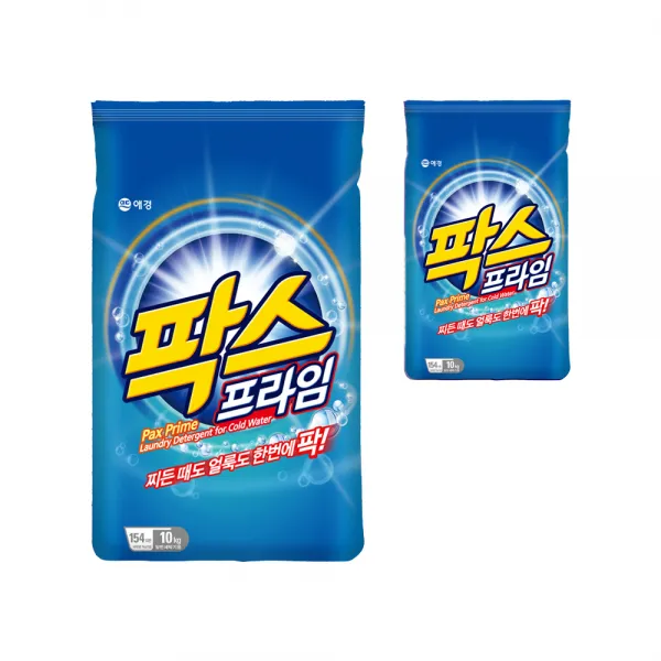 애경 팍스프라임 분말세제 리필, 10kg, 2개입