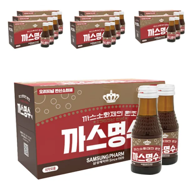 삼성제약 까스명수 소화제 드링크, 75ml, 100개입