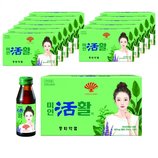 부채표 미인활 드링크, 75ml, 120개입