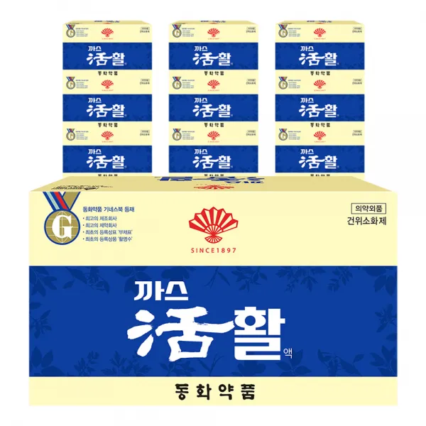 부채표 까스활 소화제, 75ml, 120병