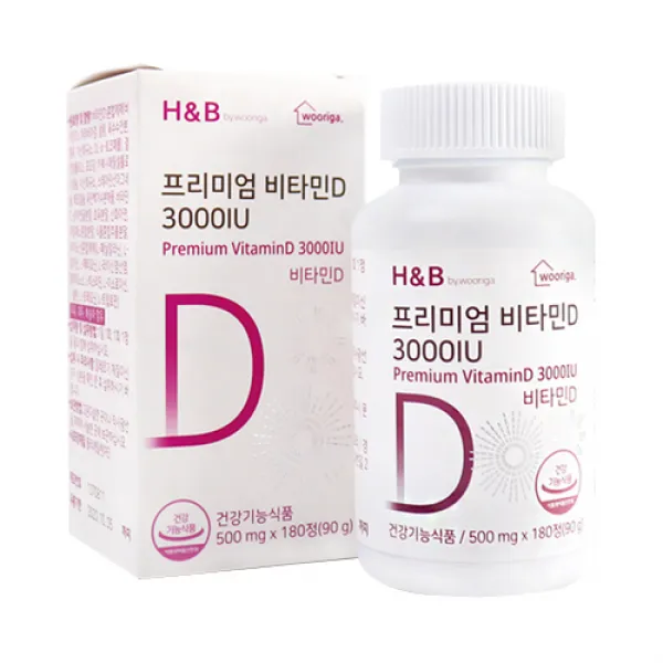 우리가스토리 고함량 비타민d 3000iu 180정 1개