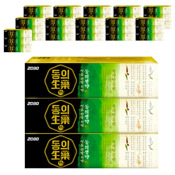 2080 동의생약열 잇몸 치약 3p, 130g, 36개입