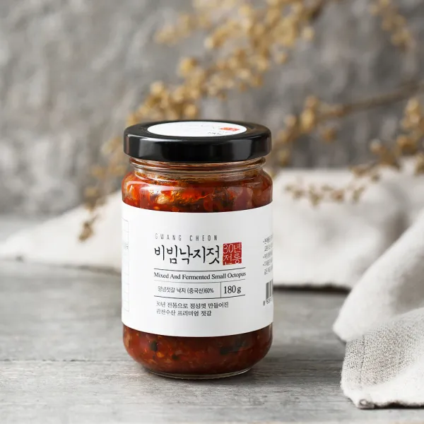 광천 비빔낙지젓, 180g, 1개