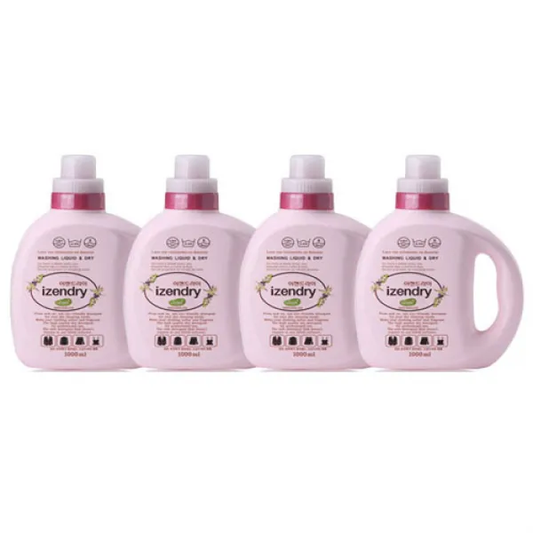 세제혁명 이젠드라이세제 본품, 1000ml, 4개입