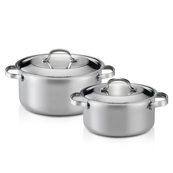한일스텐레스 샤인 통3중 냄비세트 2개 양수 20cm +양수 24cm