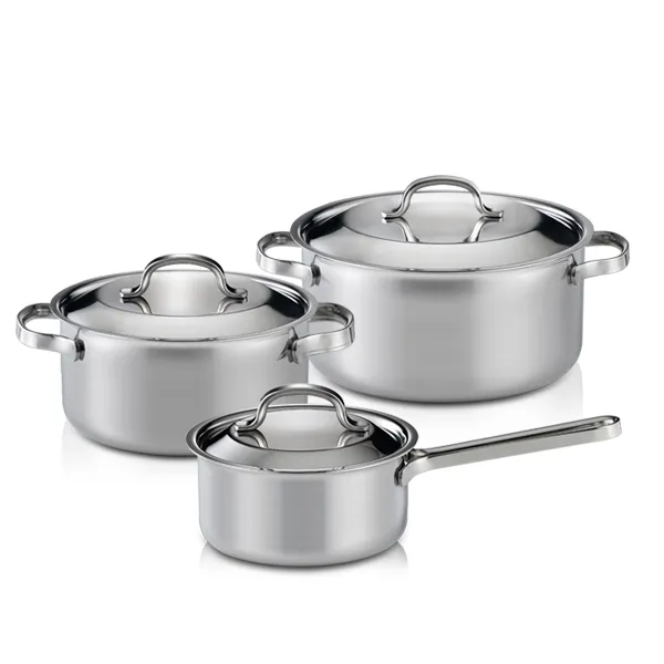 한일스텐레스 샤인 통3중 냄비세트 2개 단일 색상 편수 16cm + 양수 20cm + 양수 24cm