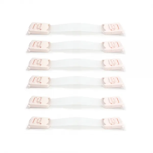 잠금장치 밴드형 고양이 분홍 6개