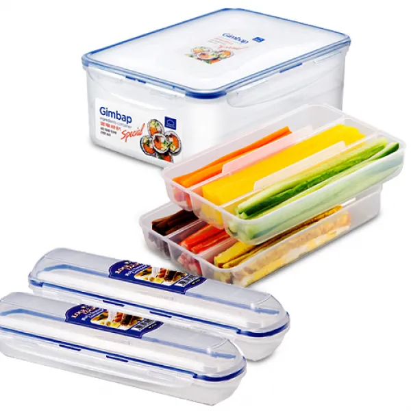 락앤락 김밥보관세트 2호 1개 김밥용기 + 김밥케이스 2p