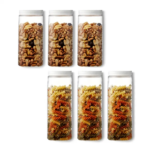 락앤락 도어포켓 캐니스터 용기세트 1L x 3p + 1.3L x 3p, 1세트