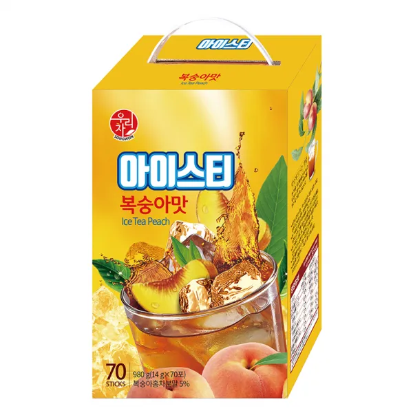 우리차 아이스티 복숭아 70p 980g 1개