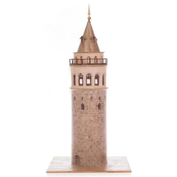 도미네크 레프리카 Cuit벽돌블럭 1:180 이스탄불 갈라타 타워 Diy 키트 1세트