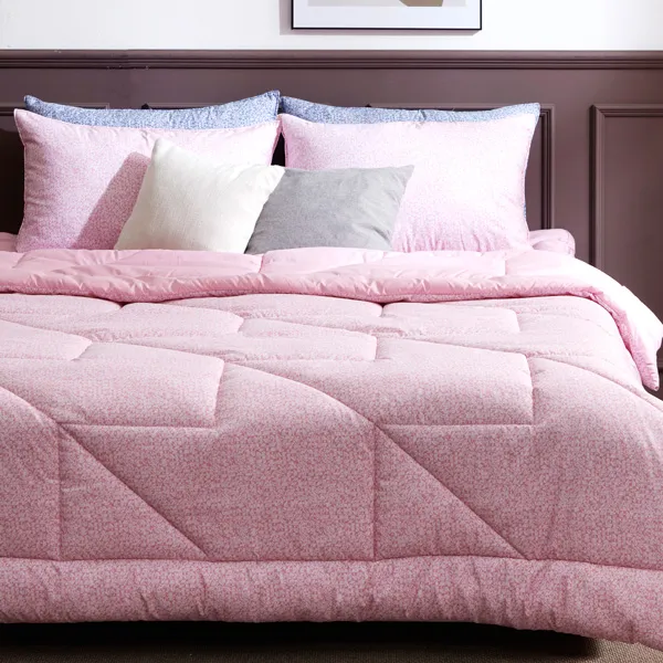 바니루이스 가드너 알러지케어 차렵이불 베개세트 핑크