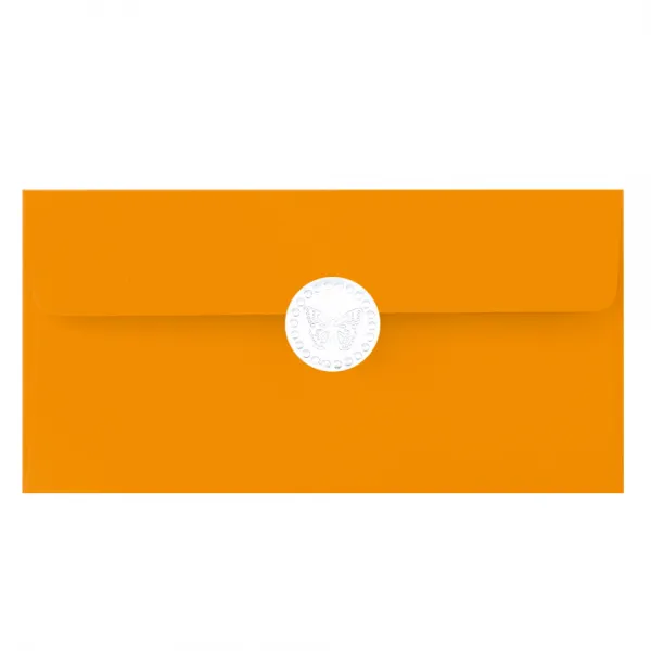 프롬앤투 비비드컬러 돈봉투 B110p 96p + 스티커 96p, 주황, 1세트