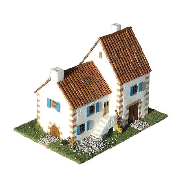 도미네크 레프리카 Cuit벽돌블럭 1:87 체코의 주택 Diy 키트 1세트