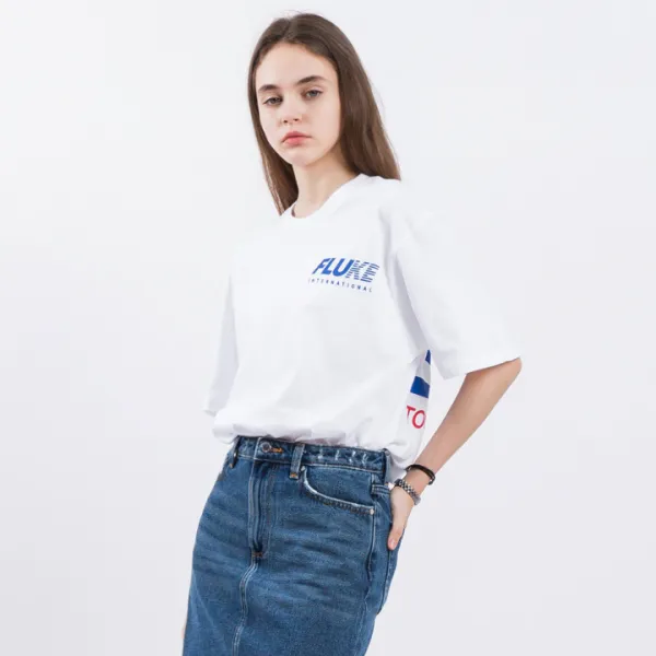 플루크 남녀공용 트라이얼 반팔티셔츠 FST108