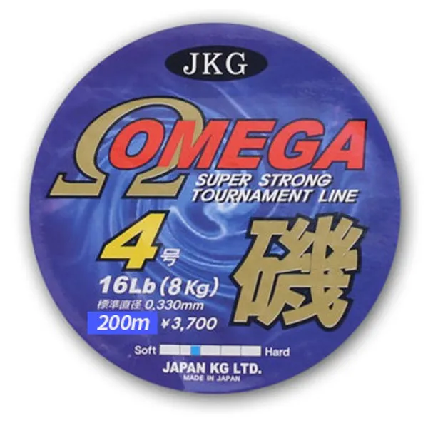 구주 오메가 토너먼트 라인 낚싯줄 200m, 백색투명