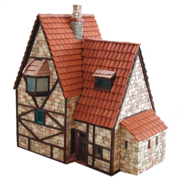 도미네크 레프리카 Cuit벽돌블럭 1:50 알파인 하우스 Diy 키트 1세트