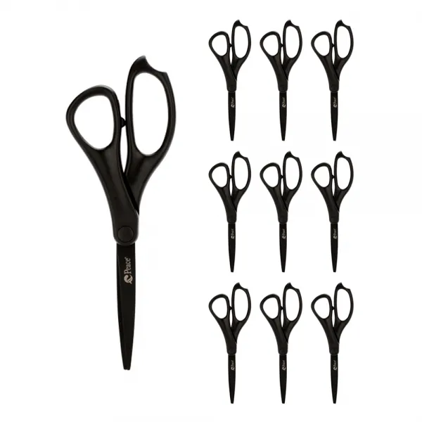 평화 코팅 가위 블랙 10개