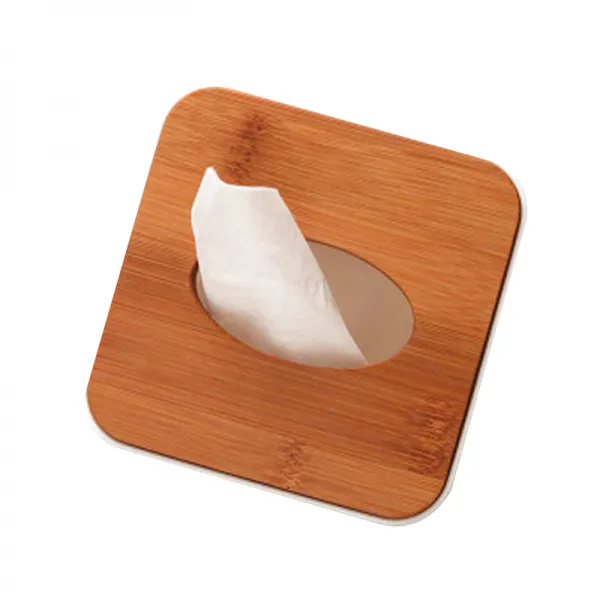 펀타스틱 원목 심플 휴지박스 정사각형 1개