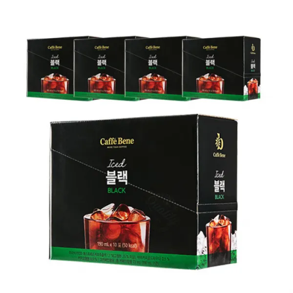 카페베네 커피파우치 블랙 190ml 50개