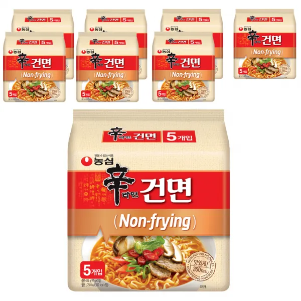 농심 신라면 건면 97g, 40개