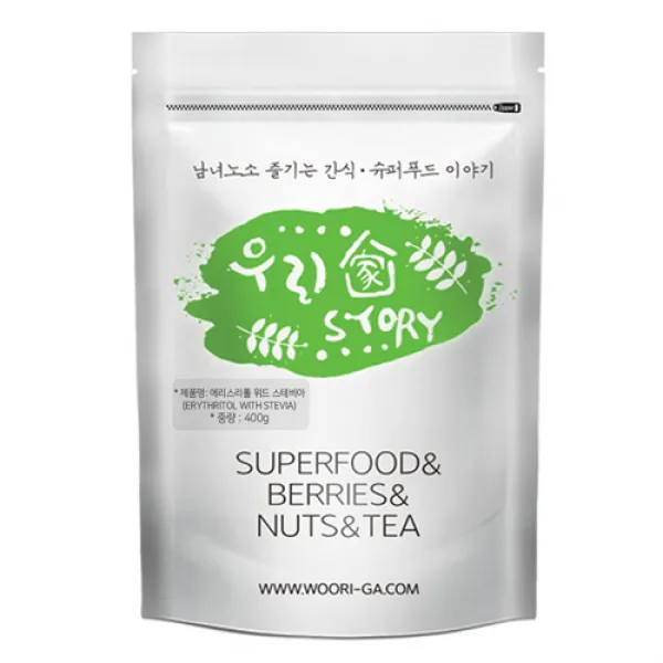 우리가스토리 에리스리톨 위드 스테비아, 400g, 1개