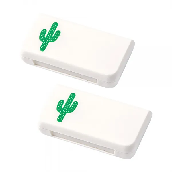 디엠코퍼레이션 알럽홈 플랜트 미니 알약 케이스 선인장, 2개입