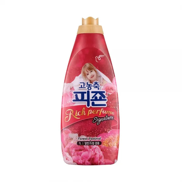 피죤 고농축 리치퍼퓸 시그니처 섬유유연제 플라워페스티벌 본품, 1L, 1개