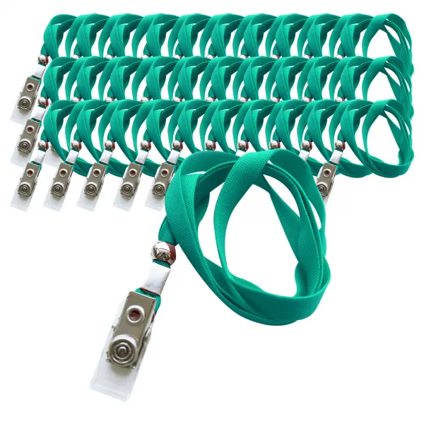 옹달샘 멀티크립 대 명찰줄 9mm, 녹색, 100개입