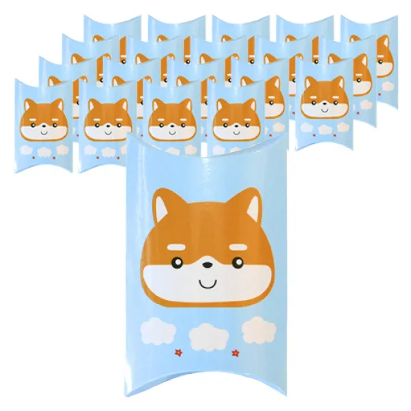 도나앤데코 큐트 애니멀 반달상자, 하늘 시바견, 20개입