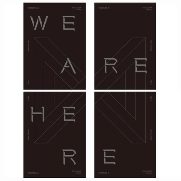 몬스타엑스 정규 2집 Take.2 We Are Here 4종 세트 합본 4cd