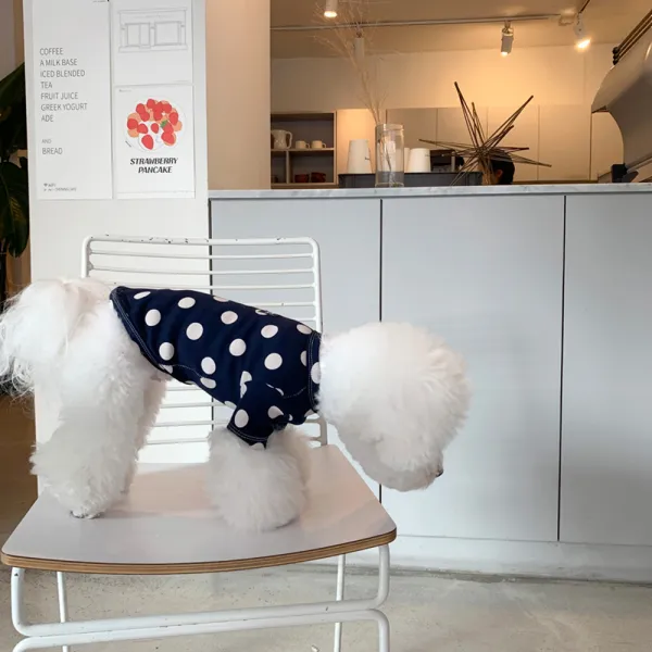 매그독 바닝도트 반려동물 티셔츠 네이비