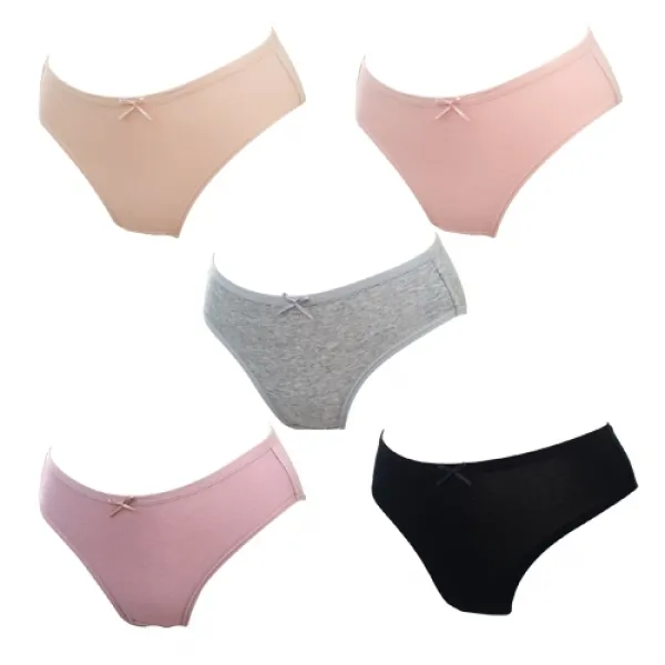 아날도바시니 여성용 면스판 데일리 미디 팬티 5종 세트