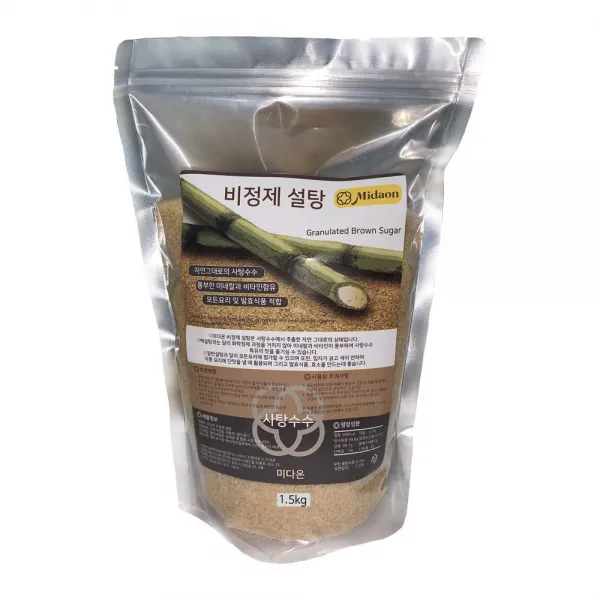 미다온 비정제 설탕 1.5kg 1개