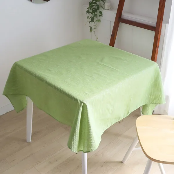 까사베르데 비올라 식탁보 그린 2인 130 X 130 Cm 