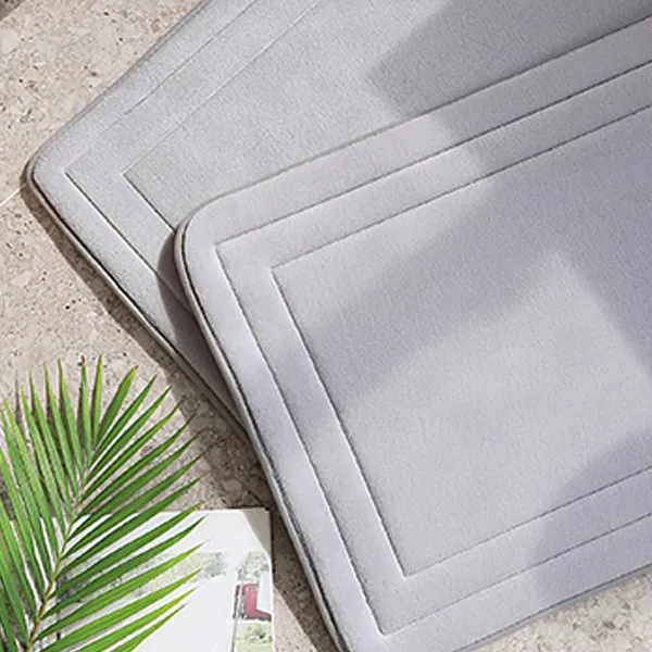 이니띠움 라인 메모리폼 발매트 2p 그레이