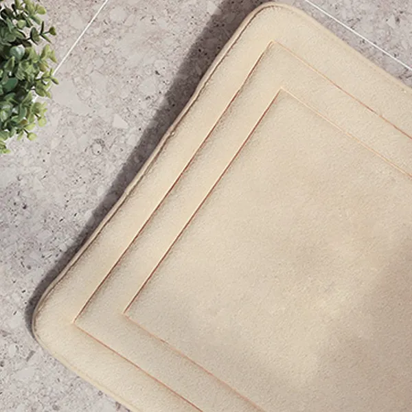 이니띠움 라인 메모리폼 발매트 베이지