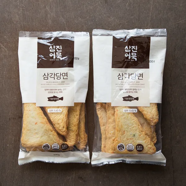 삼진어묵 삼각당면, 330g, 2개
