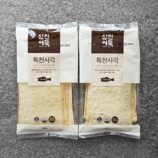 삼진어묵 특천사각 300g 2개