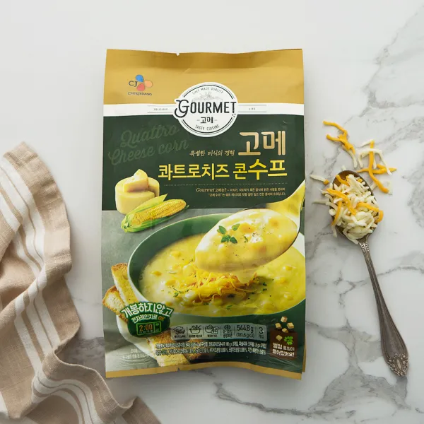 고메 콰트로치즈 콘 수프 3개입, 544.8g, 1개