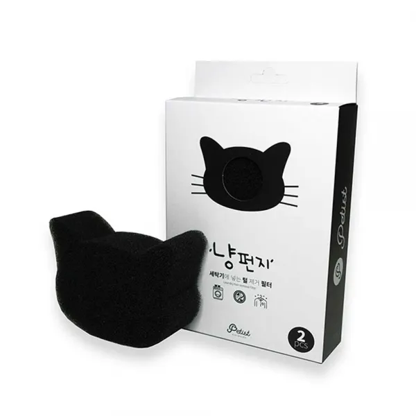 펫티스트 냥펀지 털제거 크리너필터 130 x 95 x 40 mm 2p, 1개