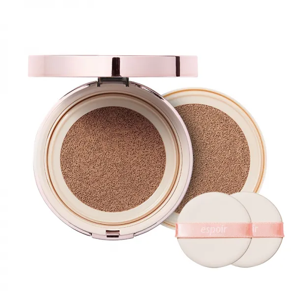 에스쁘아 테이핑 커버 쿠션 파운데이션 본품 13g + 리필 13g + 퍼프 2p 딥 1세트