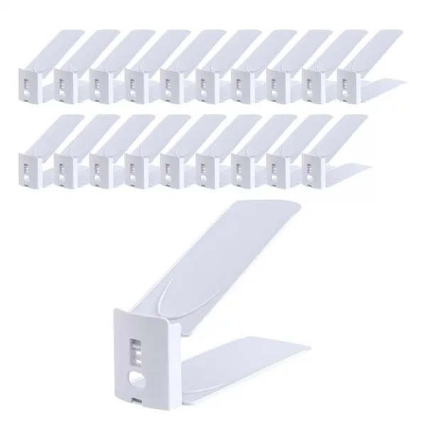 모나코올리브 3단계 높이조절 신발 정리대 20개입