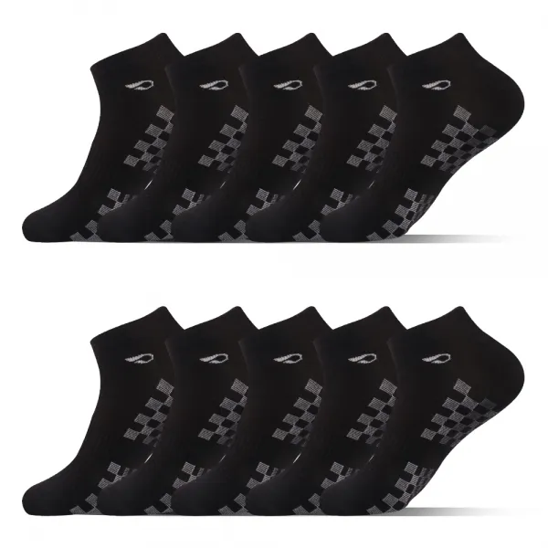 프로스펙스 남성용 D19타입 스포츠캐쥬얼 스니커즈 양말 10족 블랙