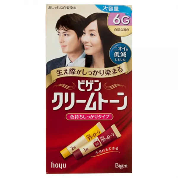 비겐 크림톤 염모제 60g, 6G 자연 갈색, 1개