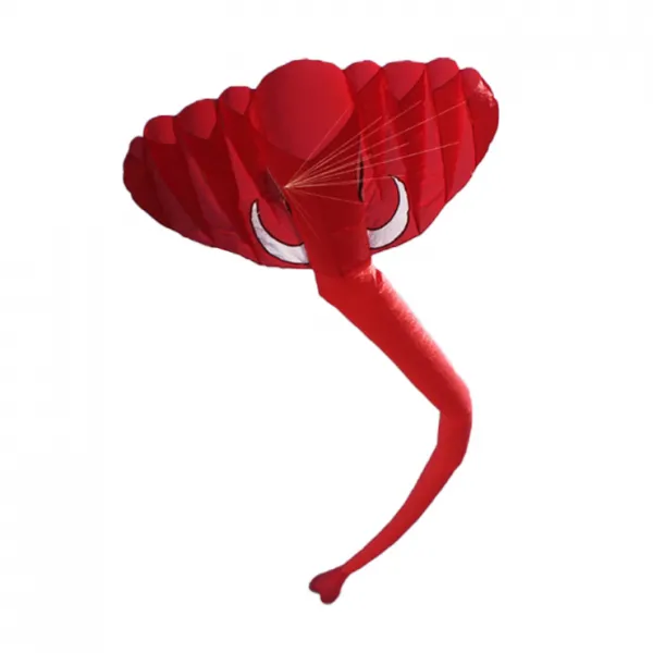 Yn 코끼리 창작연 연날리기세트 전통놀이 레드 1세트