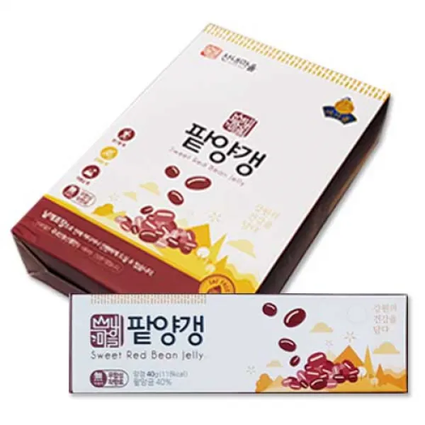 산내마을 팥양갱, 40g, 10개입